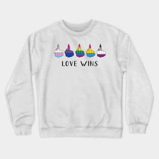 Love wins Crewneck Sweatshirt